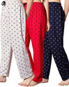 Fit N Fame Pack of 3 Cotton Night Dress Pyjama/Pyjami for Women Comfort For M To XL Set Of 3 Women Pyjama
