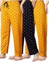 Fit N Fame Pack of 3 Cotton Night Dress Pyjama/Pyjami for Women Comfort For M To XL Set Of 3 Women Pyjama