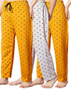 Fit N Fame Pack of 3 Cotton Night Dress Pyjama/Pyjami for Women Comfort For M To XL Set Of 3 Women Pyjama