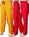 Fit N Fame Pack of 3 Cotton Night Dress Pyjama/Pyjami for Women Comfort For M To XL Set Of 3 Women Pyjama