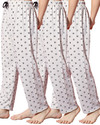 Fit N Fame Pack of 3 Cotton Night Dress Pyjama/Pyjami for Women Comfort For M To XL Set Of 3 Women Pyjama