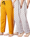 Fit N Fame Pack of 3 Cotton Night Dress Pyjama/Pyjami for Women Comfort For M To XL Set Of 3 Women Pyjama