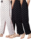 Fit N Fame Pack of 3 Cotton Night Dress Pyjama/Pyjami for Women Comfort For M To XL Set Of 3 Women Pyjama