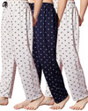 Fit N Fame Pack of 3 Cotton Night Dress Pyjama/Pyjami for Women Comfort For M To XL Set Of 3 Women Pyjama
