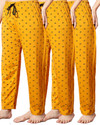Fit N Fame Pack of 3 Cotton Night Dress Pyjama/Pyjami for Women Comfort For M To XL Set Of 3 Women Pyjama