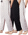 Fit N Fame Pack of 3 Cotton Night Dress Pyjama/Pyjami for Women Comfort For M To XL Set Of 3 Women Pyjama