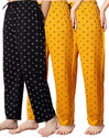Fit N Fame Pack of 3 Cotton Night Dress Pyjama/Pyjami for Women Comfort For M To XL Set Of 3 Women Pyjama