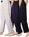Fit N Fame Pack of 3 Cotton Night Dress Pyjama/Pyjami for Women Comfort For M To XL Set Of 3 Women Pyjama