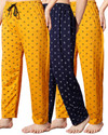 Fit N Fame Pack of 3 Cotton Night Dress Pyjama/Pyjami for Women Comfort For M To XL Set Of 3 Women Pyjama