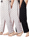 Fit N Fame Pack of 3 Cotton Night Dress Pyjama/Pyjami for Women Comfort For M To XL Set Of 3 Women Pyjama