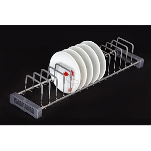 chrome finished coating standum rackcutlery rackcup saucers rack andthali rackutensil holderkitchen standfor 22 inch tandem basketsize -lwh 205  5  4205  64  8 inch