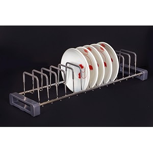 chrome finished coating standum rackcutlerycup saucersthaliutensil holder for 20 inch tandem basket
