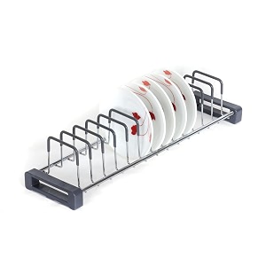 chrome finished steel rubber coating tandem rackscutlery rackcup saucers racks and thali racktandems-box accessoriesmodular-rack39skitchen standfor 20 inch tandem basket