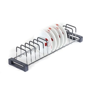 stainless steel coating tandem cup saucers standutensil holder for 20 inch tandem basketrack 185 inch length size lwh185  5  4 inch 13 sections