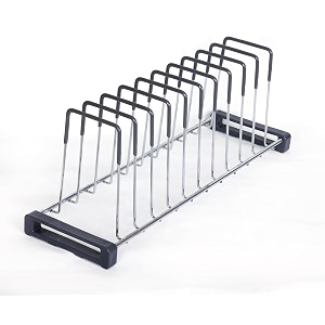 stainless steel coating thali stand with 10 sections for 22 inch tandem basket205 inch lengthsize-lwh205  64  8 inch