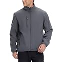 fit space Men's Athletic Insulated Jacket Lightweight Fleece Outerwear Windbreaker Running Cycling Hiking