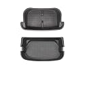 Fit For Tesla Model Y 2025 2024 Frunk Organizer Box Rear Trunk Double-deck Storage Box Front Cargo Luggage Storage Tray(MY Old Rear Trunk)