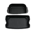 Fit For Tesla Model Y 2025 2024 Frunk Organizer Box Rear Trunk Double-deck Storage Box Front Cargo Luggage Storage Tray(MY New Rear Trunk)
