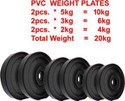 Fit World 20 kg 2KG2PC3KG2PC5KG2PC PVC WEIGHT