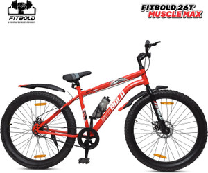 fitbold muscle max  26x300  age- 13  dual disc brakes  85 pre- fitted  26 t inch mountain cycle