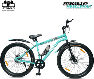 fitbold muscle max  26x300  age- 13  dual disc brakes  85 pre- fitted  26 t inch mountain cycle