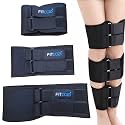 FITCOZI 3pcs Set Leg Straightening Corrector Bands, O-Leg Correction Belts for Beauty Therapy, Adjustable Neoprene Wear-Resistant Bands, Unisex Corrector