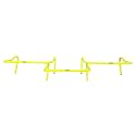 Fitfix® Training Hurdles for Field Training and Speed Coordination ! Hurdles for Kids Occupational Therapy 6,9,12 Inch Agility Hurdles (12.0 Inches, Pack of 3 Pcs)