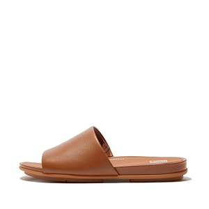 FitFlop Womens Gracie Leather Pool Slide