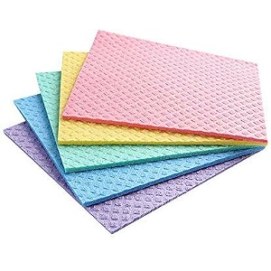 wet kitchen cleaning wipes cellulose sponge wipes and paper towel reusable and biodegradable for household and kitchen cleaning pack of 25