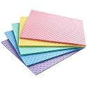 Wet Kitchen Cleaning Wipes Cellulose Sponge Wipes and Paper Towel Reusable and Biodegradable for Household and Kitchen Cleaning Pack of 25