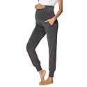 fitglam Women's Maternity Pants Over Belly Lounge Pajamas Clothes Pregnancy Must Haves Joggers with Pockets