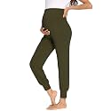 fitglam Women's Maternity Pants Over Belly Lounge Pajamas Clothes Pregnancy Must Haves Joggers with Pockets