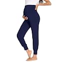 fitglam Women's Maternity Pants Over Belly Lounge Pajamas Clothes Pregnancy Must Haves Joggers with Pockets