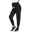 fitglam Women's Maternity Pants Over Belly Lounge Pajamas Clothes Pregnancy Must Haves Joggers with Pockets