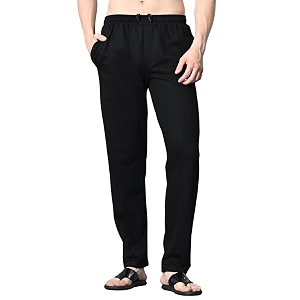 FITINC Regular Fit Cotton Lower Trackpant for
