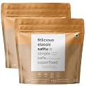 fitlicious Classic Sattu | Roasted Gram Atta | Fiber-Rich &amp; High Protein | no artificial flavors &amp; without preservative | Gluten Free | Traditional Bihar ka Chana Sattu | Instant Drink Mix | All Age Group | Non-GMO | 