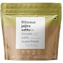 fitlicious Jaljira Sattu Powder | Roasted Gram Atta | Protein &amp; Fiber-Rich | no artificial flavors &amp; Gluten Free | Instant Drink Mix | Refreshing Chana Sattu | Bihari Sattu | For All Gender &amp; Age Group - 500g | Pa