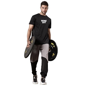 FitMonkey Sports Crew Neck Stretchable Dry Fit