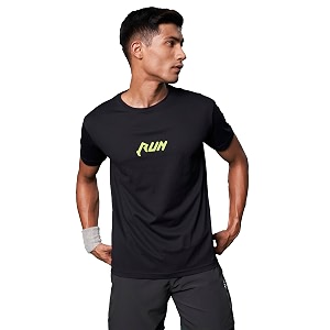 FitMonkey Sports Crew Neck Stretchable Dry Fit