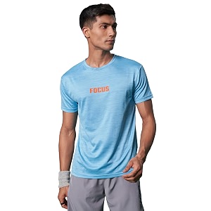 FitMonkey Sports Crew Neck Stretchable Dry Fit