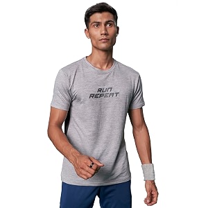 FitMonkey Sports Crew Neck Stretchable Dry Fit