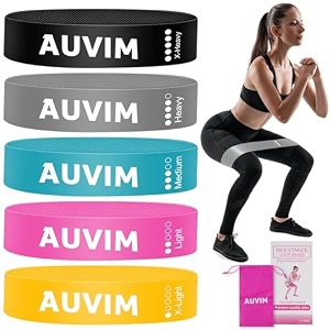 fitness bands set of 5 resistance bands set for women and men 100 latex fitness band resistance with 5 levels of bands for fitness at home stretching strength training physiotherapy yoga