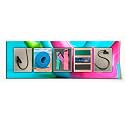FITNESS Custom Photo Name Art | Premium Unframed Poster | 36”x12"