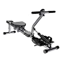 Fitness Equipment Rowing Machine,Hydraulic Resistance Rowing Machine,Indoor Rowing Machine Rowing Bench Abdominal Fitness Equipment,90° Folding Storage,Double Track