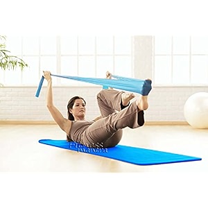 fitness mantra 6mm yoga mat for gym workout and yoga exercise anti-slip yoga mat for men amp women fitness qnty-1 pcs6mm sky blue