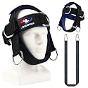 Fitness Neck Head Harness Trainer, Soft Padded &amp; Strap/Resistance Bands