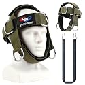 Fitness Neck Head Harness Trainer, Soft Padded &amp; Strap/Resistance Bands