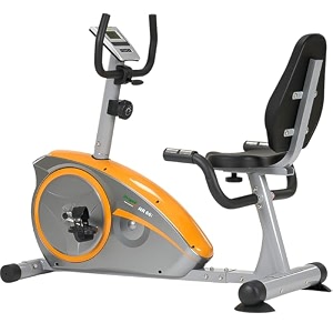 propel fitnessone hr 66i smart home recumbent exercise bikecycle with back support  8-level magnetic resistance  adjustable seat  lcd display  hand pulse monitor  120kg capacity