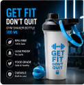 Fitnesstricks Getfit Gym Shaker 700 ml Plastic