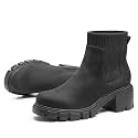 FITORY Women's Chelsea Boots Winter Fall Ankle Booties Ladies Chunky Heel